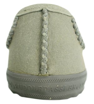 Puma Rudolf Dassler Scherenbahn Entrenadores para hombres Lace gris de cuero 346190 02 B6D