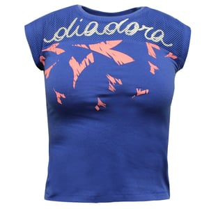Camiseta gráfica de diadora camiseta azul