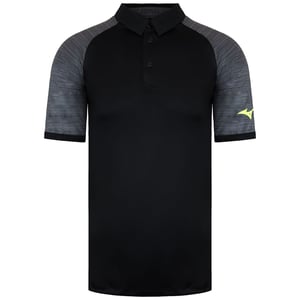 Polo Mizuno Impreso Hombre Negro