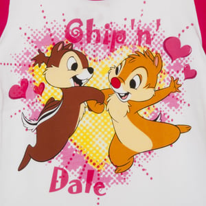 Camiseta manga corta Daisy cuello redondo WD26120 niña