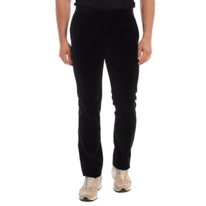 Pantalón de vestir en terciopelo 01P630 hombre