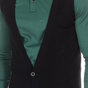 Chaleco cuello de pico cierre botones BEH0224 hombre
