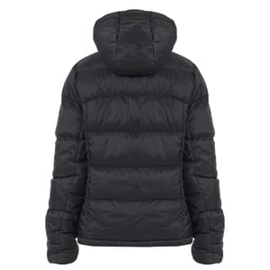Oakley manga larga cremallera con cremallera negra chaqueta con capucha aislada aislada FOA500023 02E