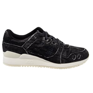 ASICS GEL-LYTE III entrenadores de mezclilla negros para hombres
