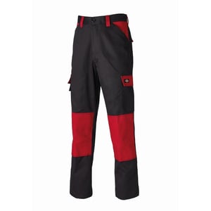 Dickies todos los días para hombres de trabajo negro/rojo pantalones