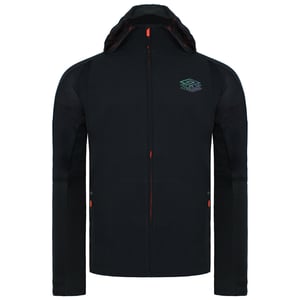 Umbro manga larga zip up black pro entrenamiento para hombre la chaqueta híbrida de élite 65840g cmm