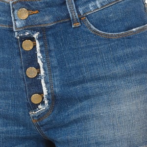 Short tejano bajos deshilachados C5J17 mujer