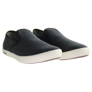 SeaVees Baja Slip On Black Black Womens zapatos de mujer estándar Vintage Negro