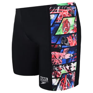Speedo Marvel Vengadores Niños Negro Aquashorts