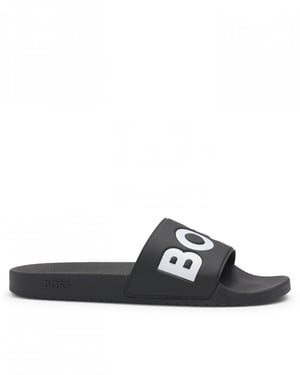 BOSS Orange Aryeh Zapatillas para Hombre Fabricadas en Italia con Detalle de Logo Grande