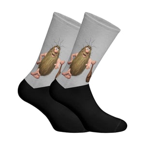 Calcetines de caña larga estampados elásticos unisex