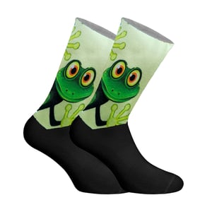 Calcetines de caña larga estampados elásticos unisex