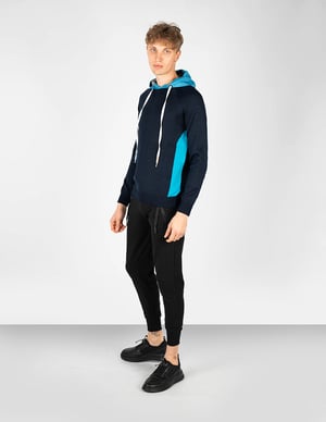 Takeshy Kurosawa Suéter With Hood del hombre azul