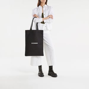 Tote Bag Book - Jil Sander - Algodón - Negro