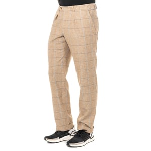 Pantalón largo a cuadros con bajos con dobladillo JMTJ01 hombre
