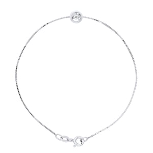 Pulsera de diamantes naturales Clos 0,030 CTS 925