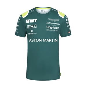 Aston Martin Cognizant F1 Team Oficial Mens Camiseta verde