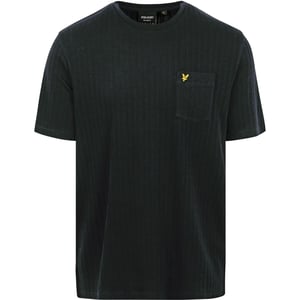 Camiseta con logo de bolsillo texturizado en bronce de Lyle Scott