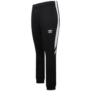Pantalones de vía negras para hombre de vellón umbro cónico