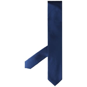 Corbatas Hackett London Satin Twill Solid Mens Blue