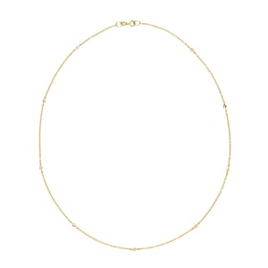 Collar alternativo diamantes de oro amarillo 0.10 CTS