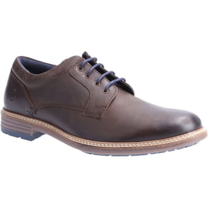 Zapatos de cuero marrones de cordones para hombre Hush Puppies Julian