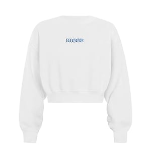Nicce Anta Womens White Croped Sweater