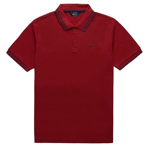 Ben Sherman Twin Tipped Mens Red Polo