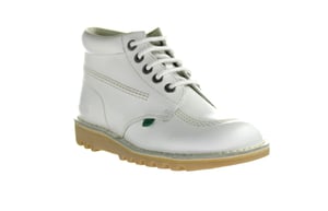 Patadas Kick Hi Boots blancas para mujer