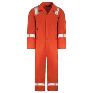 Dickies Hi-Vis Light Wighte Mens Orange Coverall