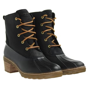 Zapatos de mujer negros para mujer de tacón de agua salada