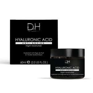 Dr H Hidratante de Noche Antiedad Ácido Hialurónico 60ml