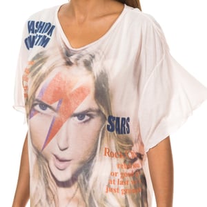 Camiseta de manga corta cuello redondo 10DMC0221 mujer