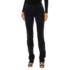 Pantalones largos de tejido elástico 6Y5J75-5N22Z mujer