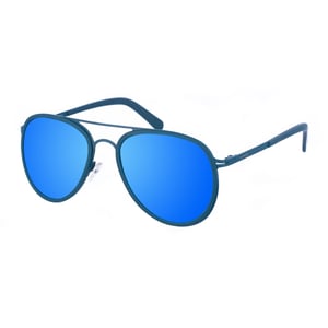 Gafas de sol de metal con forma ovalada Cameron unisex