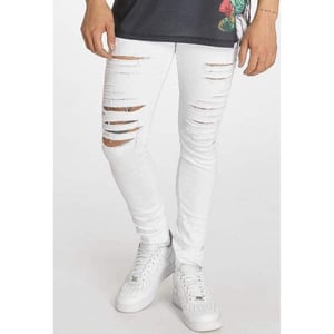 Daño criminal Camden Jeans blancos