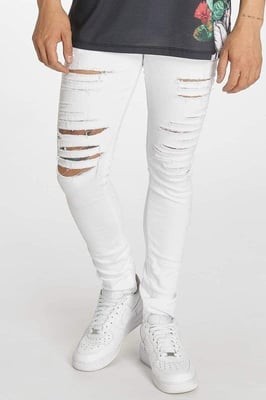 Daño criminal Camden Jeans blancos