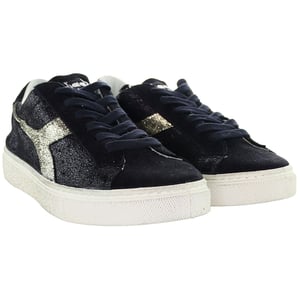 Zapatillas Diadora Montecarlo Glitter Dirty para mujer en negro
