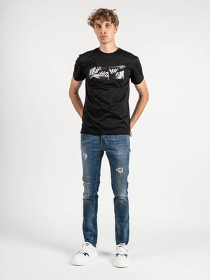 Camiseta Les Hommes Hombre Negro