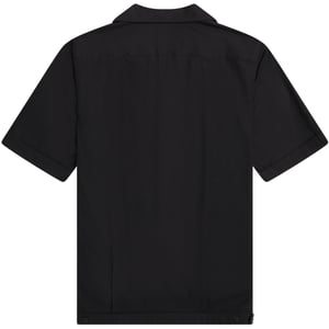 Camisa bowling negra de manga corta con paneles de Fred Perry