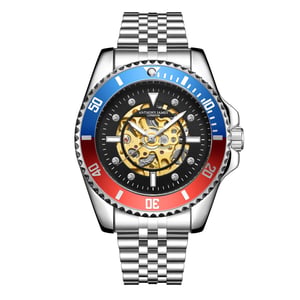 Reloj Anthony James Edición Limitada Esqueleto Deportivo Automático de Acero Montado a Mano