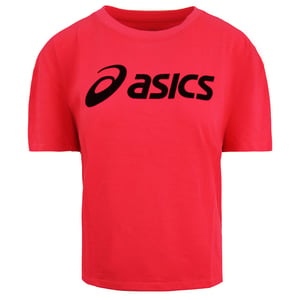 Asics Big Logo Womens Pink Camiseta