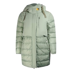 Parajumpers Chaqueta De Plumas Larga Con Capucha Inga Nile Verde