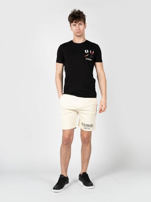 Iceberg T-Shirt del hombre negro