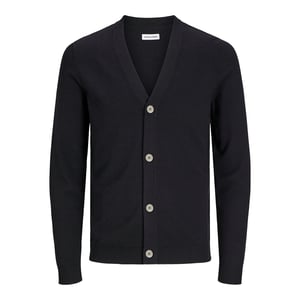 Jack & Jones Chaqueta Emil Chaqueta de punto con botones Negro
