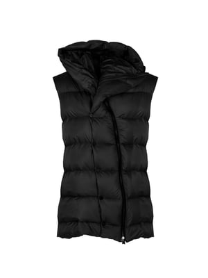 La Haine Inside Us Sin mangas Down Vest Unisex de mujer negro