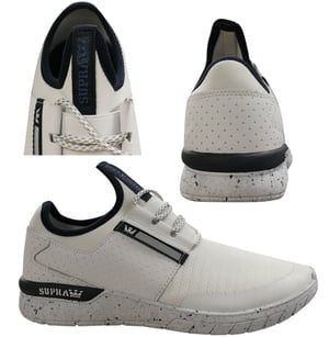 Supra Flow Run Lace Up Mens Running Entrenadores White 008021 135 Q1