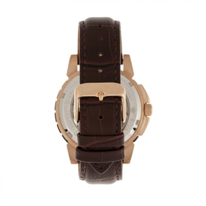 Reloj Automático Esqueleto de Cuero Reign Philippe