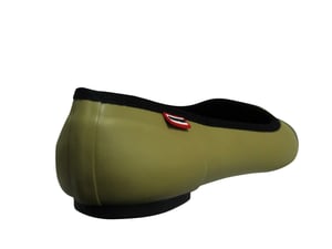 Hunter Original Ballet Zapatos de oliva para mujer