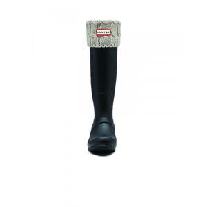 Calcetín alto Hunter unisex reciclado de 6 puntadas con cable